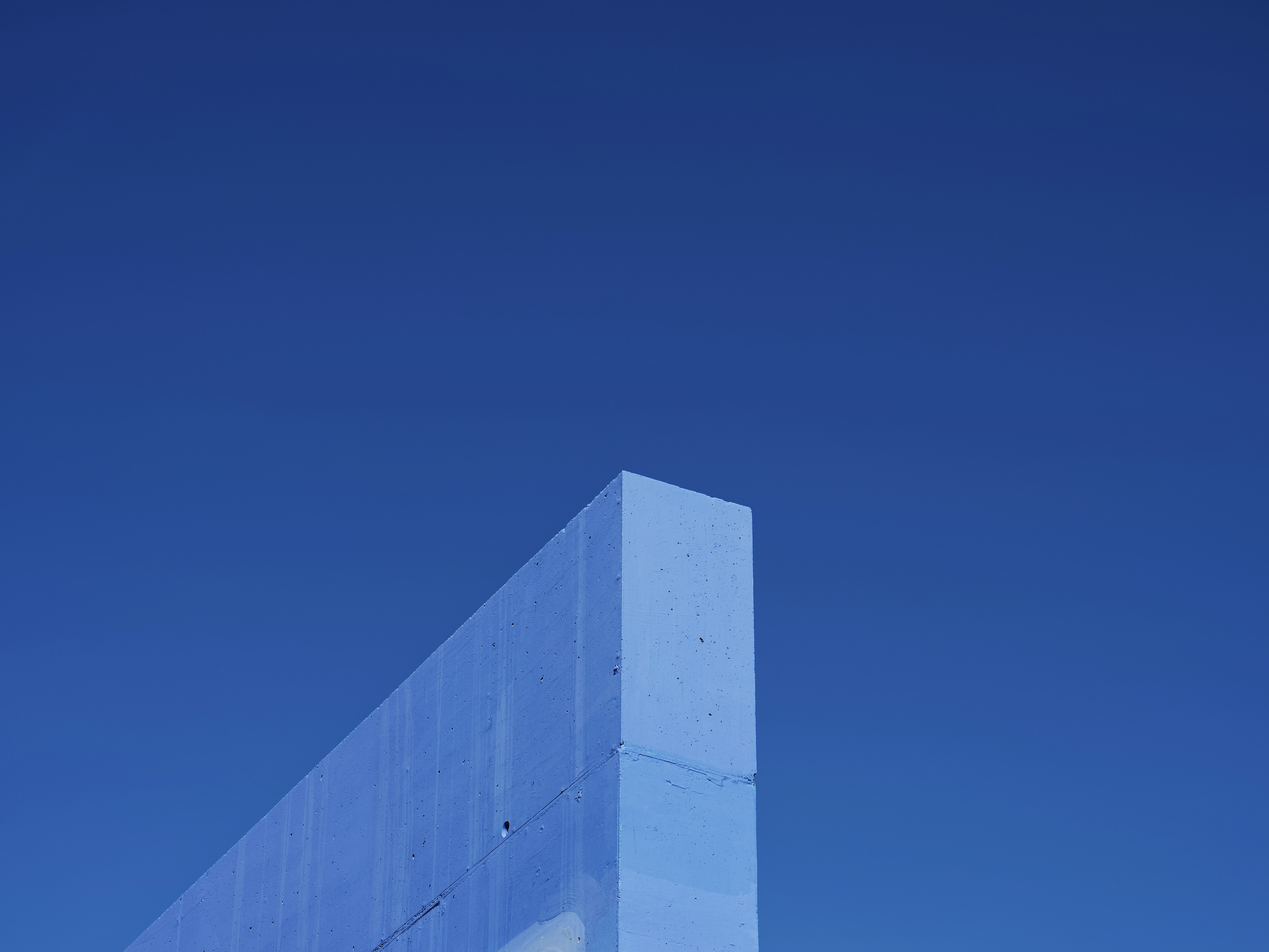 A blue day
